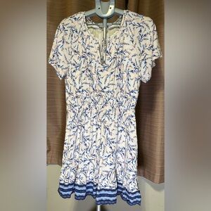 Skies Are Blue Floral Patterned Dress